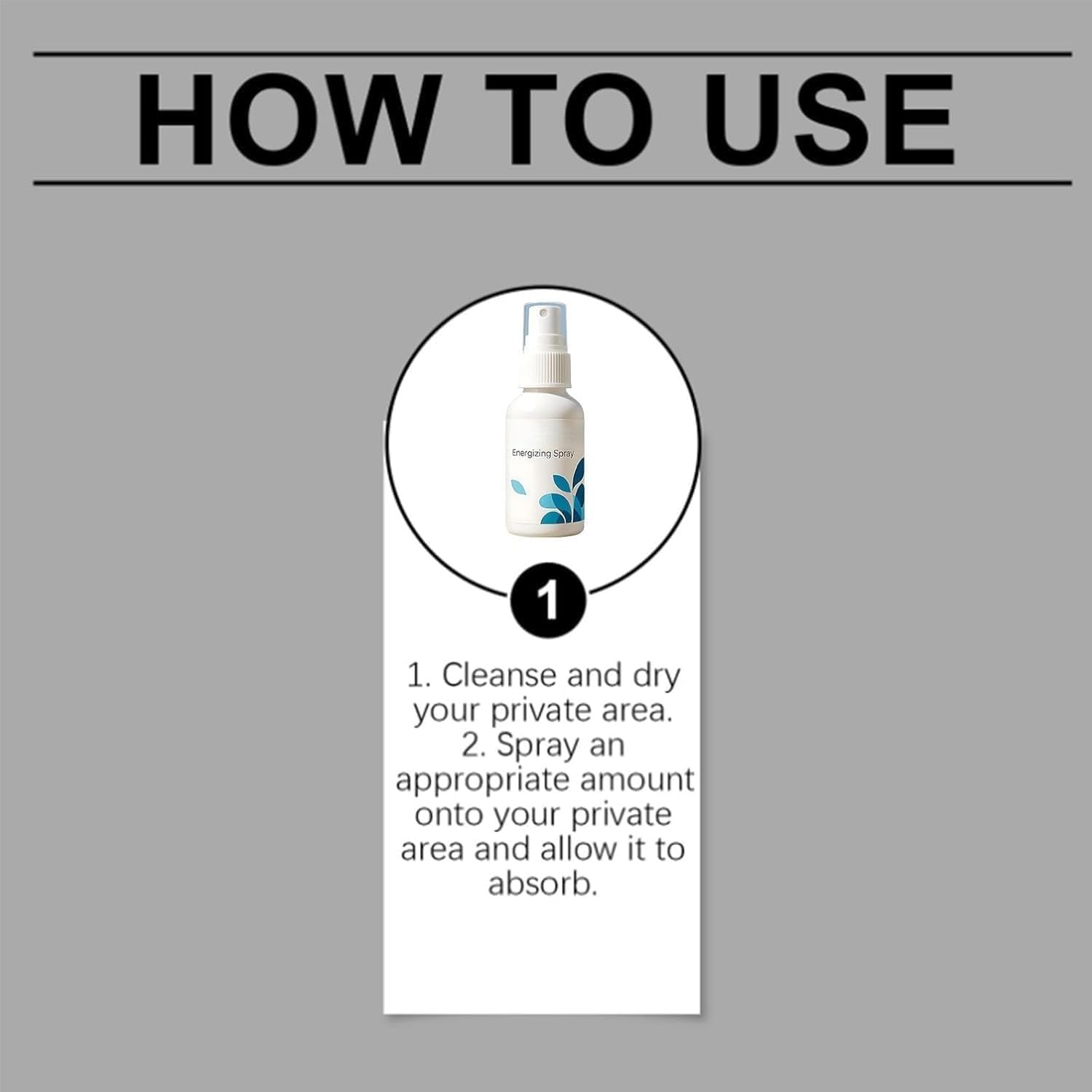 Spray Energizzante per Uomo, Spray per la Cura Maschile, Migliora Sia la Vitalità che la Resistenza, Libera l'Energia Interiore, Aumenta il Fascino Maschile (1Pezzi)