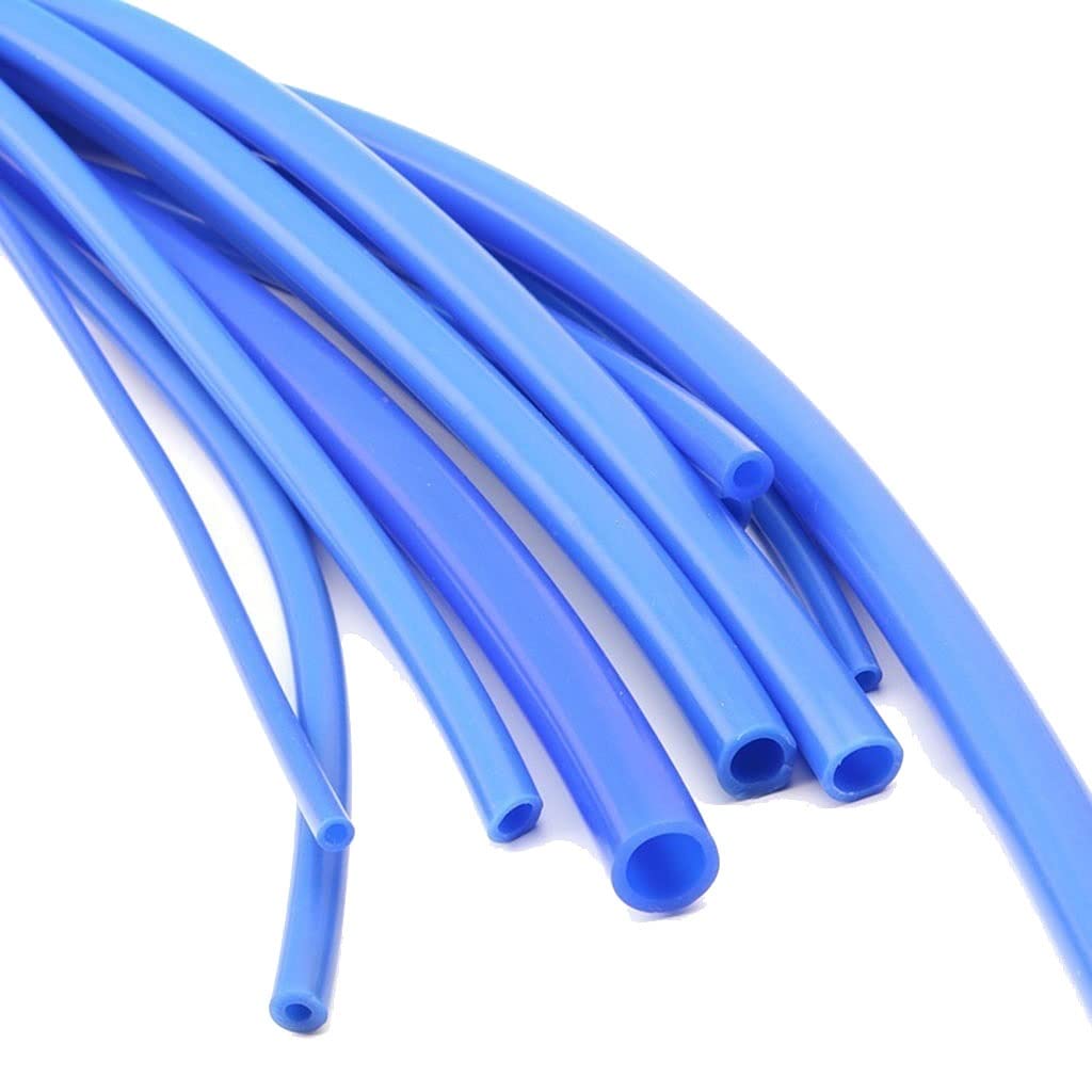 Manguera de tubo goma, plástico, manguera vacío silicona azul 1 metro, 2 × 4 mm - 25 31 flexible gel sílice grado alimenticio línea carreras automóviles, pieza(25 x 31mm)