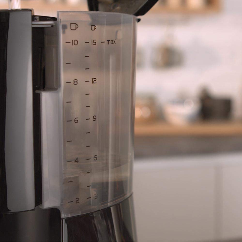 Melitta Enjoy przelewowy ekspres do kawy szklany dzbanek 10 filiżanek czarny