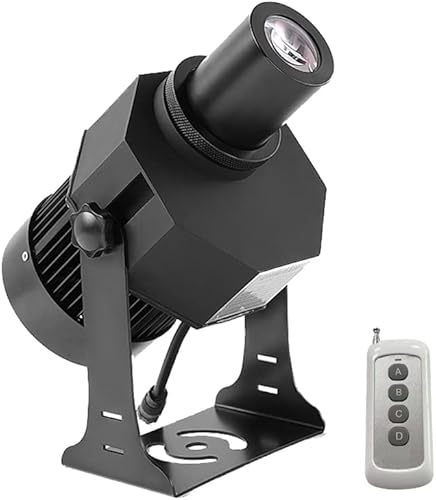 Miniatura 9 de COLIFINE Proyector GOBO con logotipo LED de 120 W IP67 impermeable con efecto de DJ que incluye vidrio personalizado gratis GOBO para proyectar