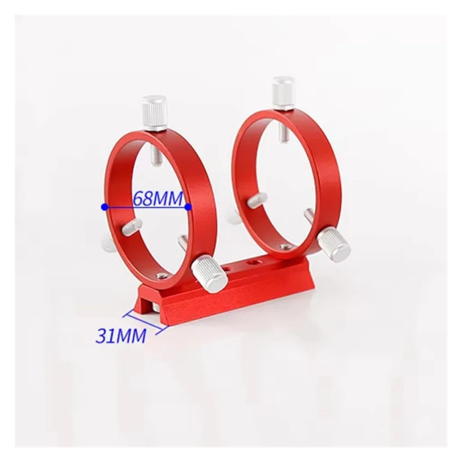 Anillos de Tubo telescopio Metal Anillo Estrella guía 3 Puntos