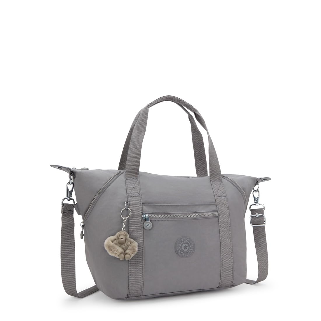 Kipling ART Medium Tote, Tote, Inviting Grey Szary