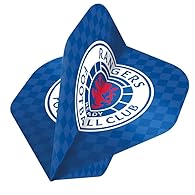 Upgrade your Dart in true Rangers F.C style with officially licensed flights. officially licensed flights featuring the famous Rangers blue as well as the Lion Rampant crest with a stylish red outline. 101 Micron Std No2 Shape. Each set includes 3 fl...