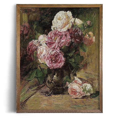 Yumknow Farmhouse Flower Still Life Picture Living Room thumb #4