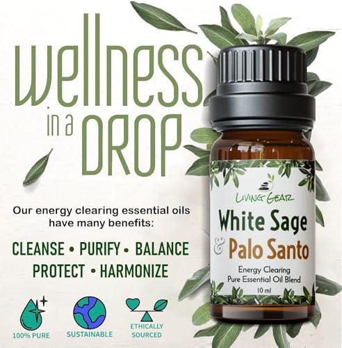 White-Sage-and-Palo-Santo-Purification-Essential-Oil-for-Negative-Energy-and-Protection-A-Smokeless-Alternative-for-Those-Who-Can-Not-Burn-Sage-10ml White Sage and Palo Santo Purification Essential Oil for Negative Energy and Protection A Smokeless Alternative for Those Who Can Not Burn Sage 10ml