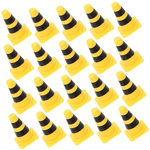 BESPORTBLE 24pcs Educational Traffic Cones for Ages Road Fences for Motor Skills Development and Traffic Knowledge Learning Play Props