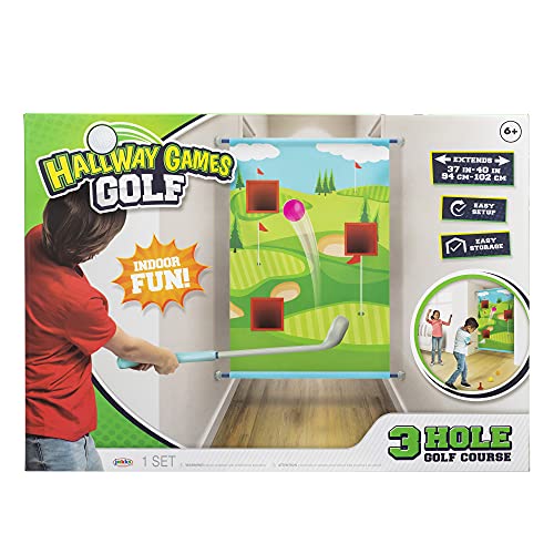 Maui Toys Indoor 3-Hole Golf Set with Balls, Driver & Tee