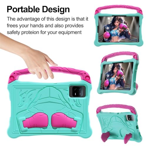 Coque silicone Lenovo Tab M11 antichoc bicolore avec stand et sangle - 3
