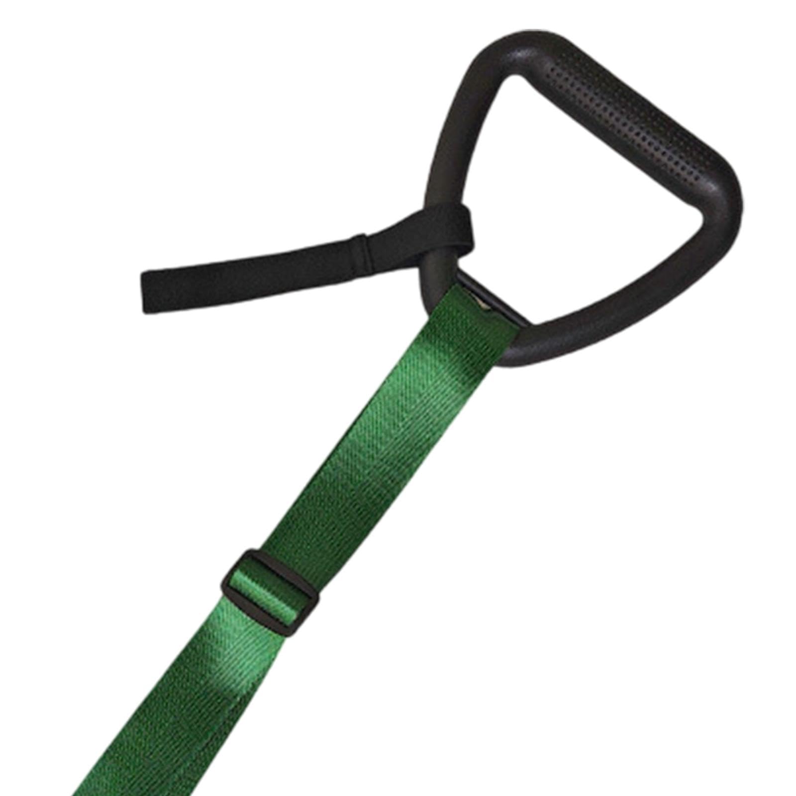 Amagogo Einstellbare Länge des Beinhelfergurtes mit Handgrip, Profi, Mobilitätshilfswerkzeug Beinhilfe, Fußtraining Band