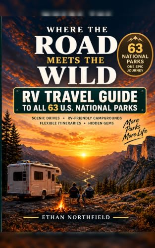 Where the Road Meets the Wild: The Ultimate RV Travel Guide to All 63 U.S. National Parks: Scenic Routes, Campgrounds & Hidden Gems