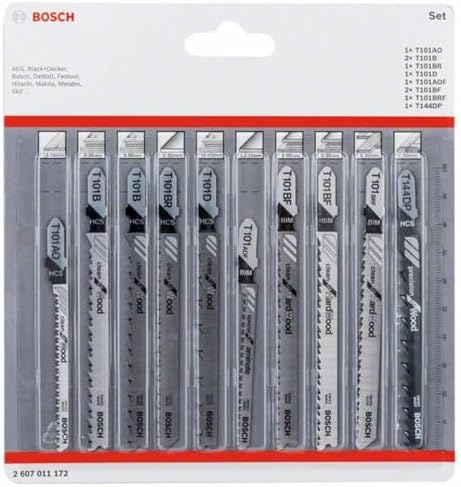 BOSCH Stichsägeblatt Bosch 5x Stichsägeblatt T118BF Flexible For Metal, Stahlbleche Alu, HKM