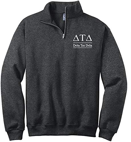Delta Tau Delta Quarter Zip Pullover Sweatshirt