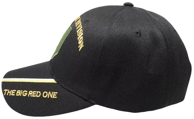 Gorra de béisbol Army First Infantry Division negra miniatura 6