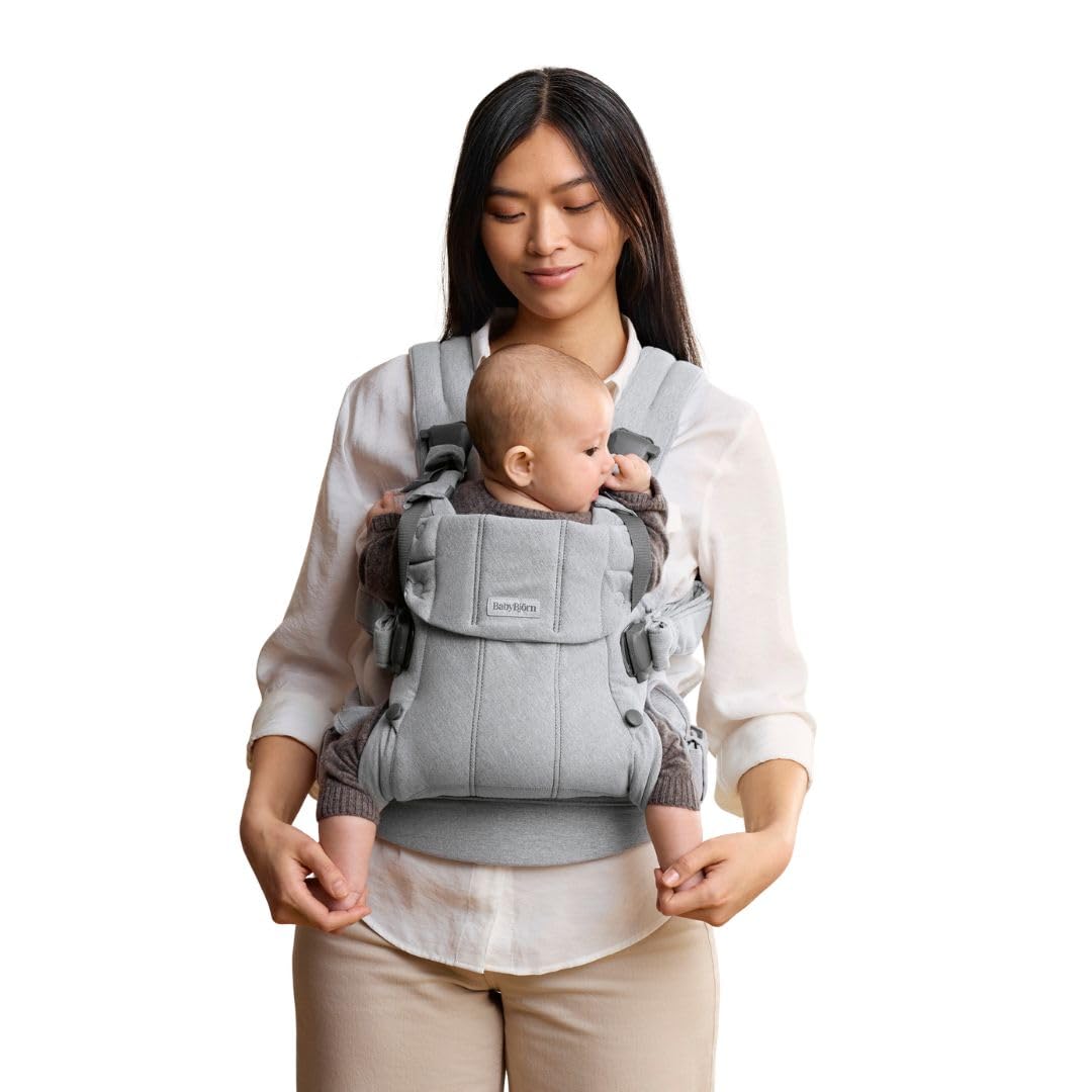 Amazon.com: BabyBjörn Baby Carrier Harmony, Light Gray, Woven