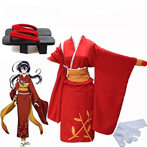 Anime Bungou Streunende Hunde Cosplay Kostüme Kyoka Izumi Cos Halloween Party Cos Japanisches Badeanzugkleid für Frauen Cover