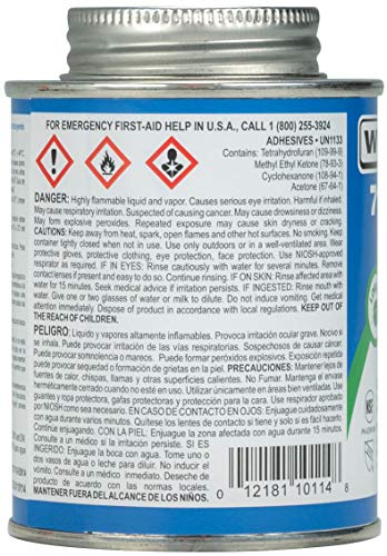 Cemento solvente PVC alto rendimiento IPS 1/2 pinta miniatura 4