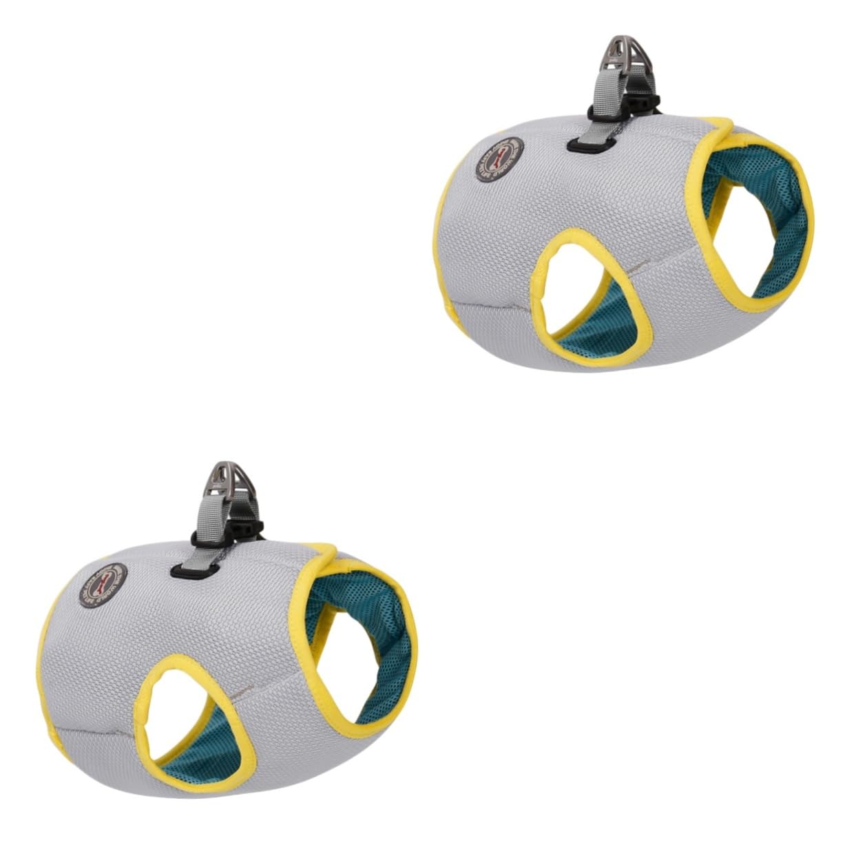 Sosoport 2pezzi Pet Cooling Jacket Per Cani Pettorina Rinfrescante Estiva Vestibilità Traspirante e Assorbente Taglia Per Passeggiate e Attività All Aperto