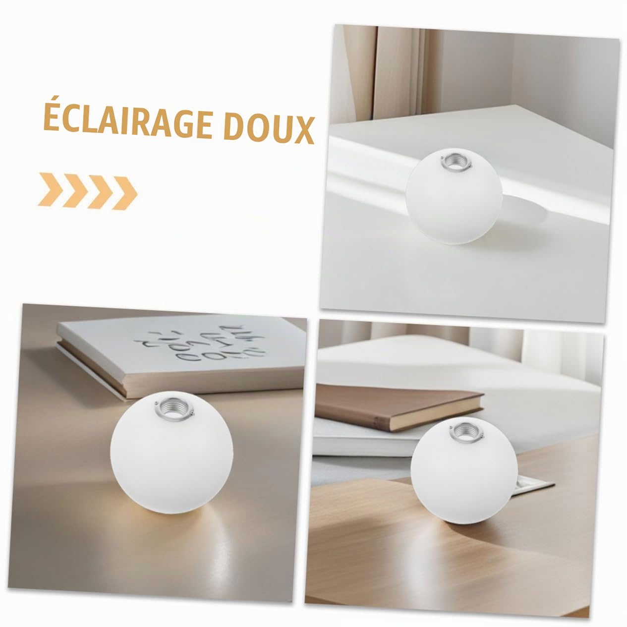 Lot De 2 Abat-jours De Rechange En Verre Pour Ampoule G9, 100 Mm