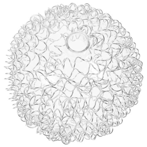 HEALEEP Paralume in Filo Di Alluminio Per Lampada G4, Coprilampada Diametro 80 Mm, Diffusione Luce Calda Per Soggiorno e Zona Notte, Accessorio Versatile e Decorativo