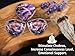 Dreamy Amethyst Crystal Heart Palm Stone - Pocket Massage Worry Stone for Natural Body Chakra Balancing, Reiki Healing and Crystal Grid