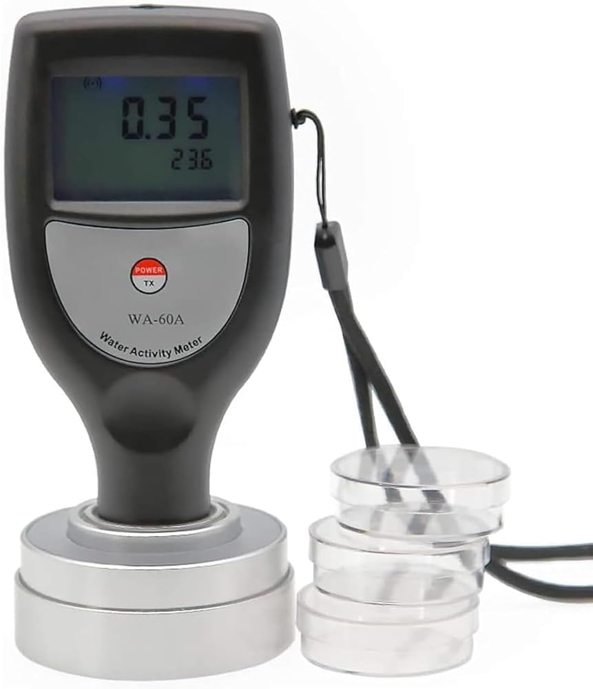 Medidor de humedad de alimentos, adopta sensor de humedad, medidor de actividad de agua, probador inteligente de actividad de agua, M