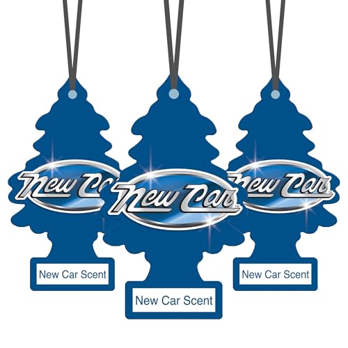 Image of Little Trees New Car Scent Air Freshener (Pack of 3) | Classic Fresh Automotive Fragrance | Iconic Tree Hanging Design | For Car, Home, Wardrobe | Imported from USA