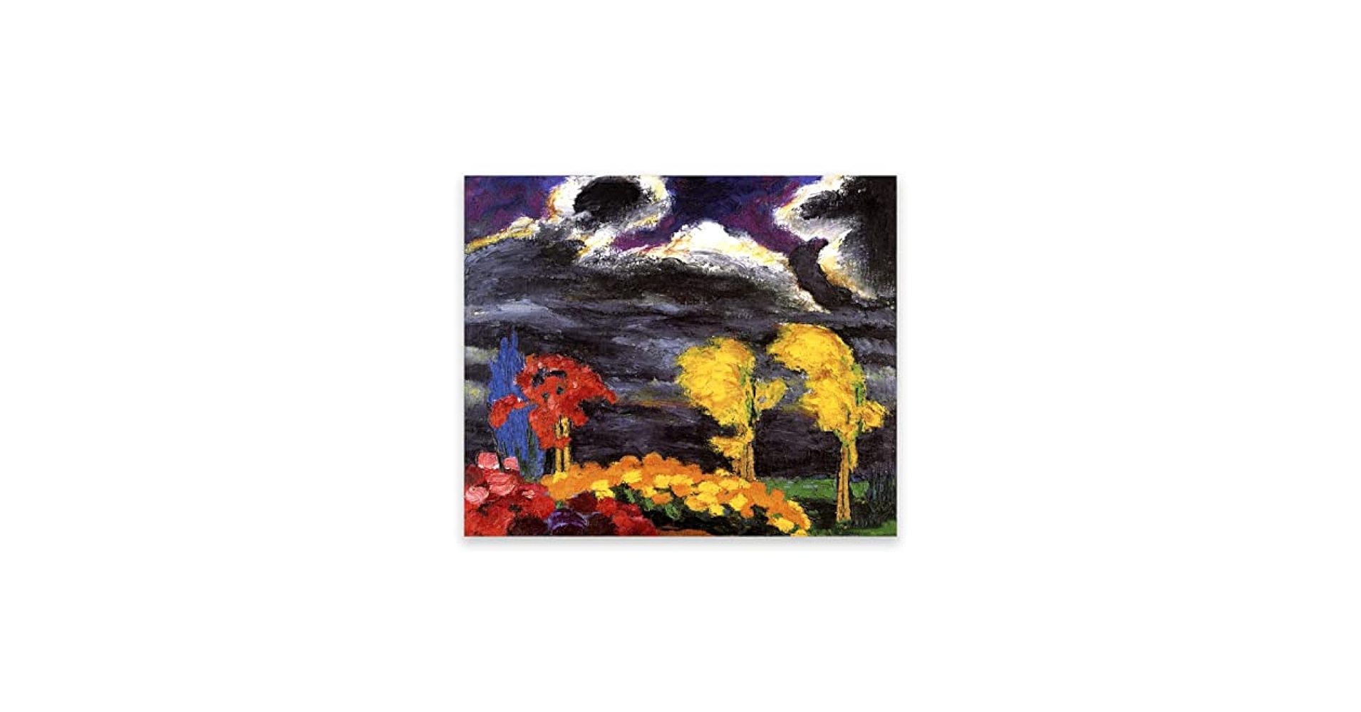 Amazon.co.jp: エミール・ノルデの有名な絵画がキャンバスに印刷