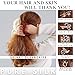 Mulberry Silk Scrunchies for Women - Premium Skinny Silk Hair Scrunchies for All Hair Types (3 Pack) - Handmade in USA Silk Hair Ties - Silk Scrunchies Frizz Prevention (Black Cherry Blossom Shade)