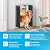 Muhub Pet Door, Large Dog Door for Exterior Doors with Double Automatic Closing Magnetic Flaps, Aluminum Doggy door Cat Door, Install in Interior and Exterior Doors or Walls, Pets Up to 45 lbs