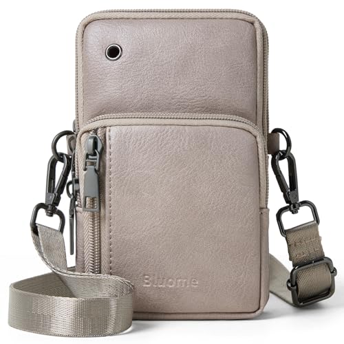 Image of Bluome Small Crossbody Purse for Women, Multi Pocket Travel Purses Crossbody Bag Shoulder Handbags with Adjustable Strap