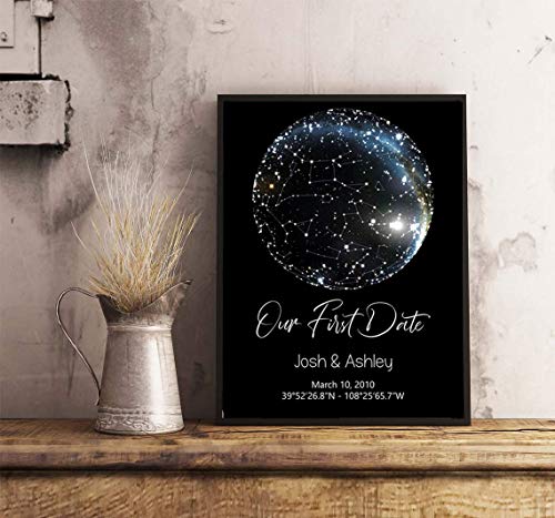 STICKERSFORLIFE-Custom-Star-Map-Personalized-Print-Constellation-Chart-Night-sky-Poster-Wall-Art-Special-Occasion-Gift-Wedding-Anniversary-Decor-6st