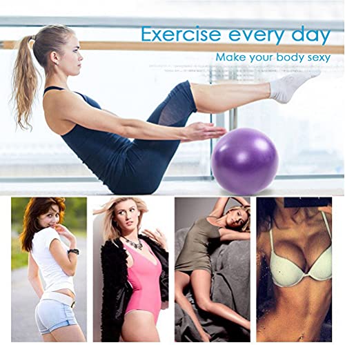 image for Pimoys Pilates Ball, 9 Inch Small Exercise Ball Workout Ball Core Ball