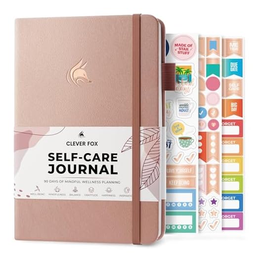 Clever Fox Self-Care Journal - A5 Rose Gold