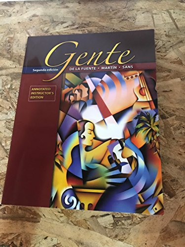 Gente (Segunda edicion) (Spanish Edition)