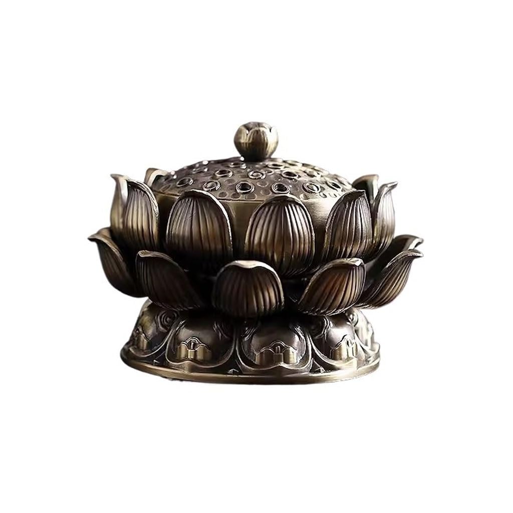 Incense Holder Base Retro Metal Buddhist Incense Burner Indoor Plate Offering Zen