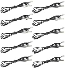 XINGYHENG 10Pcs NTC 10K Thermistor Sensors Digital Temperature Probe for Air Conditioner (100cm)