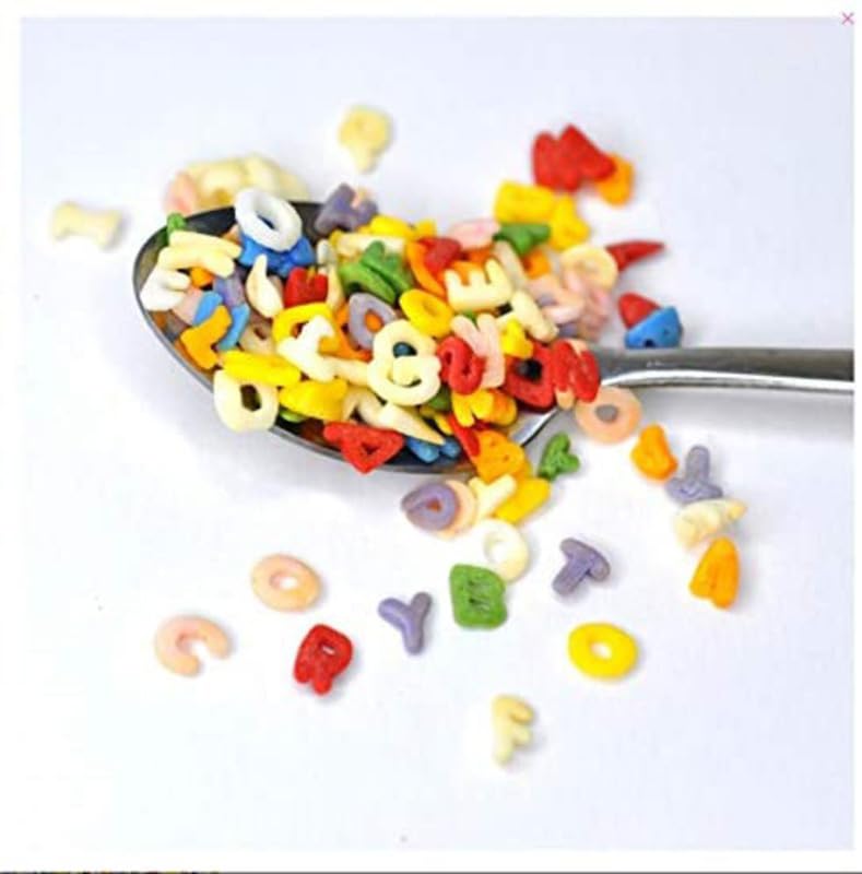 Image of La Aromatic Alphabet Shapes Jimmies /Sprinkles for Cake decorations-200gms