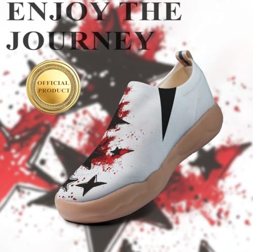 Men's Travel Loafers Slip On Knitted Walking Shoes Casual Lightweight Comfort Fashion Sneakers4