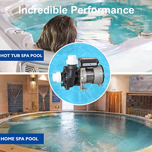 Image of Hot Tub Bath Pump; LX Pump Motor, 110V, 9Amps, 1.5 inch Port, 116GPM Flow Rate (Model: WBC150)