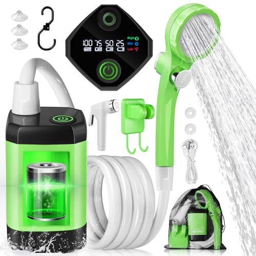 AUTOPkio Portable Camping Shower with Rechargeable Pump