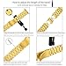 Compatible with Apple Watch Band and Case, Stainless Steel Metal Chain with TPU Cover, Smart-Watch Link Bracelet Strap, Wrist-Band for i-Watch Series 9 8 7 6 5 4 3 2 1 SE, 41mm 40mm 38mm, Gold