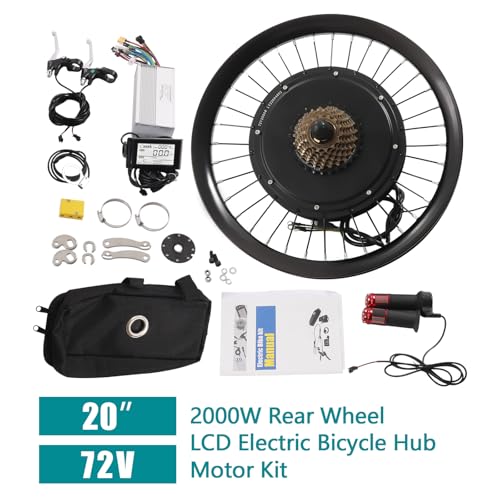 LARIDEN 72V 2000W Rear Hub Kit