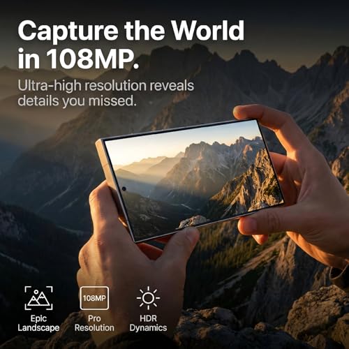 Image of Unlocked Cell Phones, 16GB+512GB Android Phone, Android 16 Smartphone, 108MP+68MP Camera, 6.9 inch+120Hz HD Screen, 7000mAh Long Battery Life, Dual SIM, Face ID, GPS-Grey