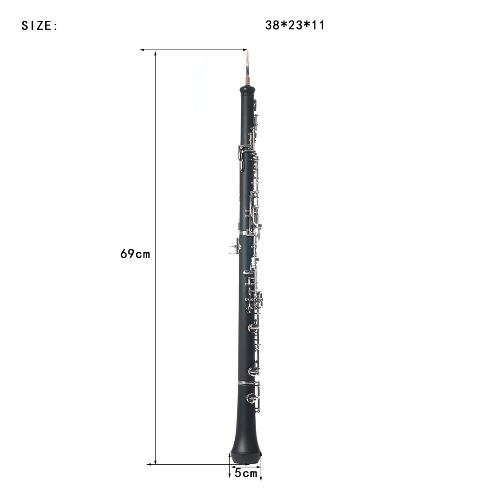 Strumento Oboe Oboe Nichel Placcato Argento in B A B, Adatto per Il Test delle Prestazioni dei Principianti Principiante di Oboe