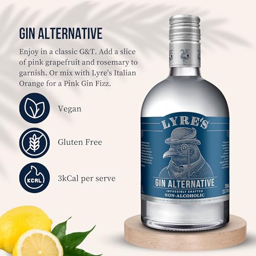 Image of Lyre's Gin Alternative, Non Alcoholic Gin, Alcohol Free Mocktail Mixer
