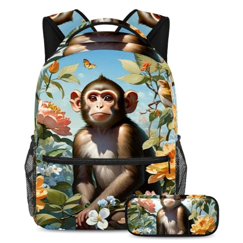 Sac à dos et trousse multicolore grand volume à haute résistance