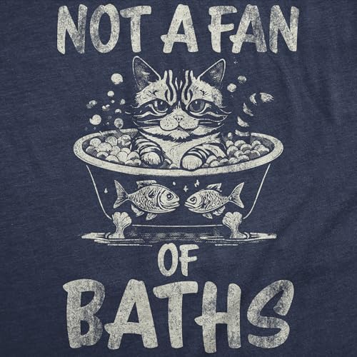 Youth Funny T Shirts Not A Fan of Baths Sarcastic Kitten Graphic Novelty Tee for Kids2