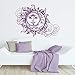Sonne Mond Wandaufkleber Halbmond Dekoration Ethnische Symbol Aufkleber Schlafzimmer Schlafsaal Kopfteil Vinyl Aufkleber 57*78 Cm