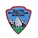 Glacier National Park Travel Souvenir Iron On Patch