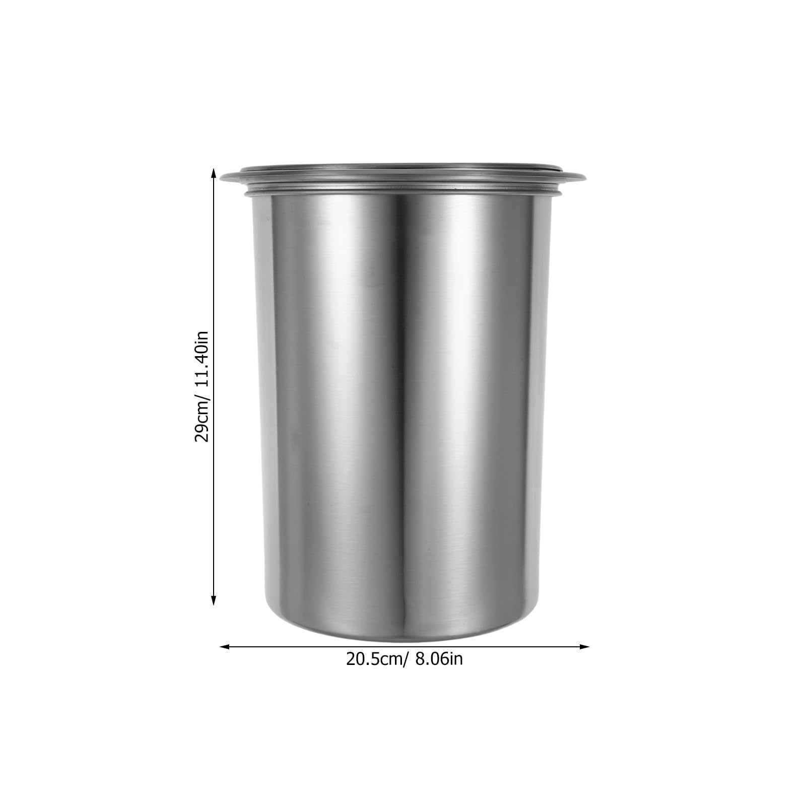 MAGICLULU Juego de Botes de Basura para Cocina con Diseño Integrado de Acero Inoxidable, Tapa Abatible y Estructura Robusta para Restaurantes y Cocinas Comerciales